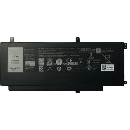 Laptop Battery For DELL For Inspiron 15 7547 7548 For Vostro 14 5000 5459 D2VF9 0YGR2V YGR2V 3900mAh 43WH 11.1V new