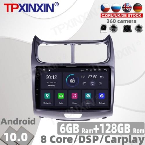 128GB PX6 Android 10.0 For Chevrolet Sail 2009 - 2017 Car Radio Multimedia Video Player Navigation GPS Auto 2Din 2 Din No DVD