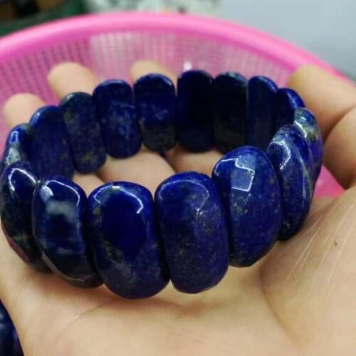 Natural lapis lazuli stone beads bracelet natural stone bracelet DIY bracelet for woman for gift wholesale
