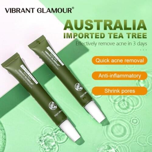 Tea Tree Acne Gel Aloe Vera Gel Remove Acne Shrink Pores Reduce Acne Marks Reduce Inflammation Nourish Face Care Skin Care TSLM1