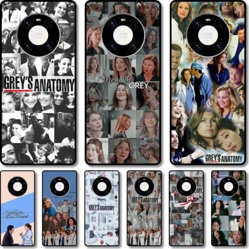 TV series grey Phone Case For Huawei mate 40 30 10 20 40 8 9 Lite Z Pro RS black cell shell