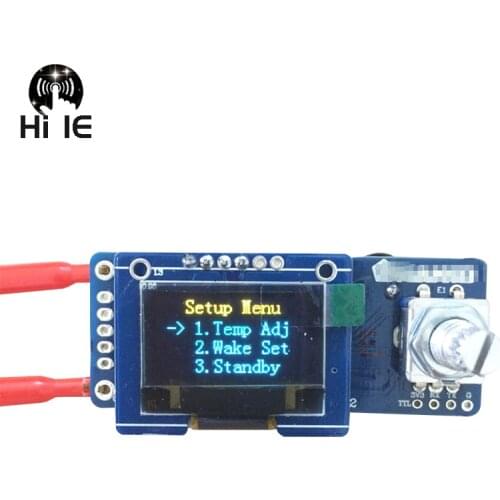 T12 STC OLED Controller Digital Soldering Iron Station DIY KITS for HAKKO T12 Tips Chinese English Switching