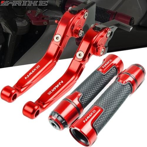 For Yamaha NMAX125 NMAX 125 N-MAX 125 2015 2016 2017 Motorcycle Accessories aluminum Foldable Brake Clutch Lever Handle Grips