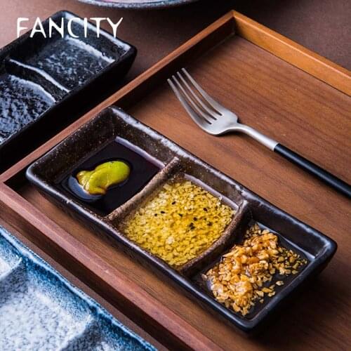 FANCITY Wei dish ceramic small dish Japanese sauce dish household dipping dish creative side dish dish soy sauce dish vinegar di