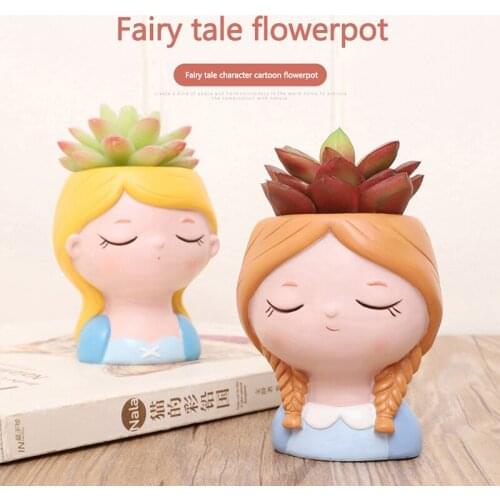 2021 Succulent Plant Pot Fairy Tale Flower Planter Flowerpot Create Design Home Garden Bonsai Pots