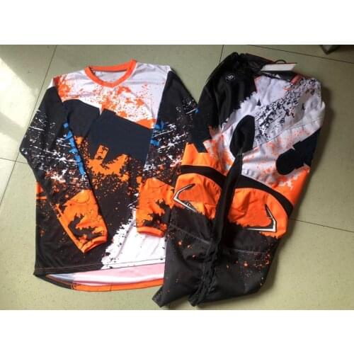 MX Combos Cota Green Motocross Dirt Bike Jersey and Pants Combo Adult Clothing Motocross MTB BMX Gear Set