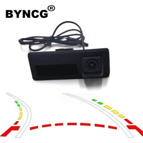 CCD HD Car Trunk Handle Rear View Camera for Audi A4 A5 S5 Q3 Q5 for VW Golf Passat Tiguan Touran Jetta Touareg B6 B7
