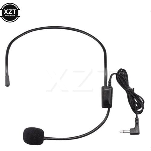 Portable 3.5MM Wired Microphone Headset Studio Conference Guide Speech Speaker Stand Headphone For Voice Amplifier GDeal