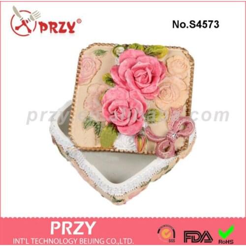 Rose Square Box Soap Mold Silicone Plaster Mold Rubber Material Soap Making Clay Moulds Two Parts Silicone Food Grade Silicone