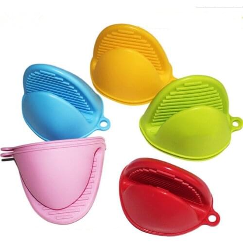 1Pair Silicone gloves Anti-scalding Hot skid prevention Multifunction Hand Clip for Oven Cooking microwave pan kitchen tools