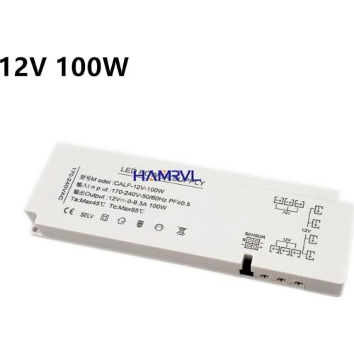 Ultra Lighting Transformers 100W 12V Power Supply Unit box AC 100 - 240V Converter To DC 12 Volts LED Strip Driver Adapter RGB