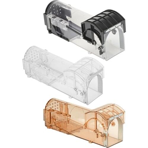 Tunnel Design Automatic Humane Mouse Traps for Indoors Large Reusable Live Mice Catcher Pet Children Friendly Washable