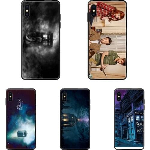 Bright Colo Pop Art Doctor Who Black Soft TPU Art Online Cover Case For Redmi Note 4 5 5A 6 7 8 8T 9 9S Pro Max