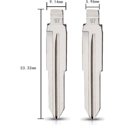 #07 MIT11 Metal Car Key Blade for KD VVDI JMD Remote key For Mitsubishi Outlander Grandis ASX Pajero