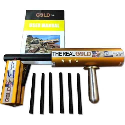 2019 Newest Version The Real Gold AKS Long Range Gold Detector 6 Antennas Plastic Carry Case for Gold Silver Gem Diamond
