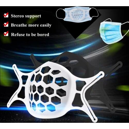 3d Face Mask Inner Support Frame Silicone Mouth Mask Bracket Reusable Holder Bracket Silicone Frame Support