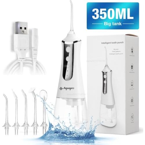 2021 Oral Irrigator Dental Water Jet Teeth Whitening Water Flosser Irrigator Teeth Cleaner Dental Floss Thread Water Teeth Home