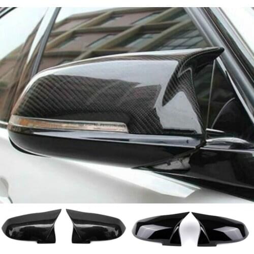 For BMW 1 2 3 4 X M Series Rear View Side Mirror Cover F20 F21 F22 F23 F30 F32 F36 X1 E84 F87 M2 Carbon Style Car Accessories
