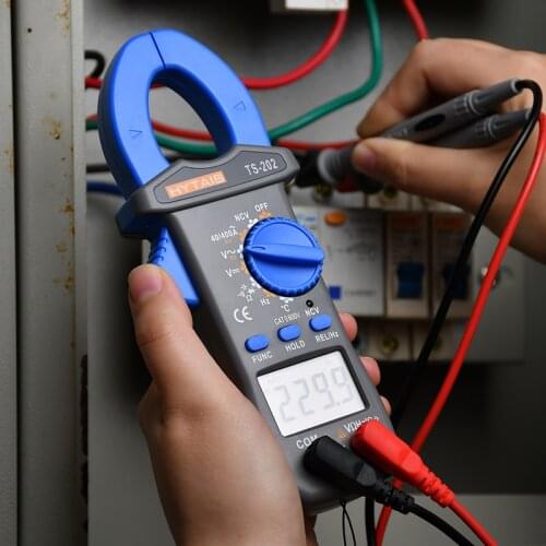 TRMS Digital Clamp Meter AC DC Current Voltage Ampere NCV Ohm Tester Ammeter Capacitance Hz Temp Multimeter Multi Clamp Tester