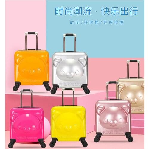 3D Cartoon Chirdren luggage bag carry on luggage Waterproof Travel suitcases Kids luggage 20 inch suitcase Designer luggage bag