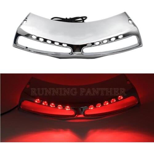 For Honda Goldwing 1800 GL1800 2001-2011 2010 2009 2008 2007 2006 Chrome Motorcycle Front Fairing Headlight Lower Grill Case