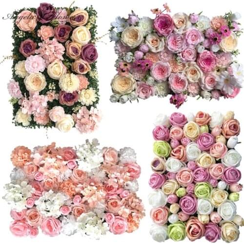 Artificial flowers wall wedding background arch decor flower arrangement plants wall shopping window flower photography props