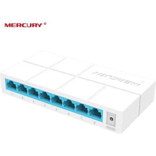 MERCURY Mini S108M 8 Port RJ45 10/100Mbps Network Switch Desktop Switch Fast Ethernet switch HUB converter