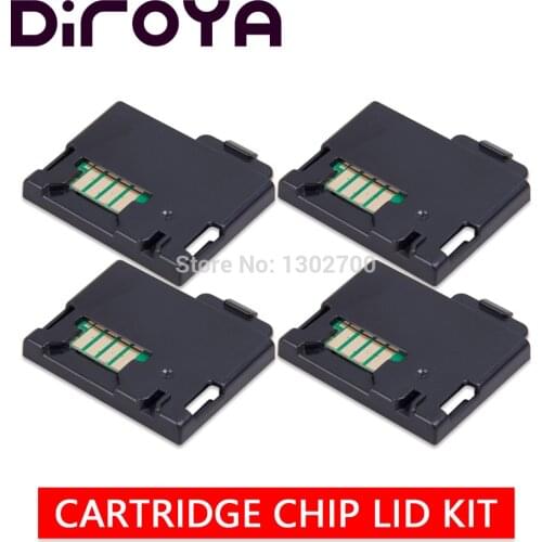 4PCS ME 106R02763 106R02760 106R02761 106R02762 Toner Cartridge Chip Lid Kit For xerox Phaser 6020 6022 WorkCentre 6025 6027 WC