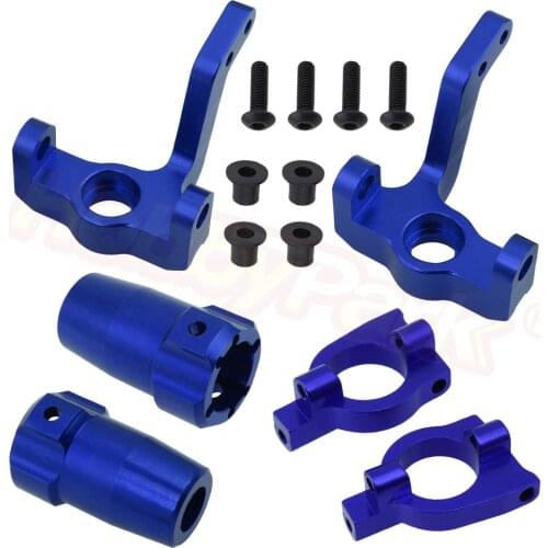 For VRX Racing Aluminum Steering Hub Carrier Set Upgrade Parts RC 1/10 Trophy Truck RH1043 RH1045 RH1043SC OCTANE XL EBL EBD