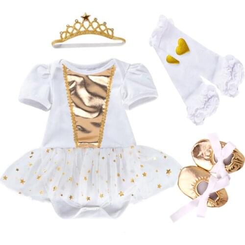 Newborn Baby Costume Baby Girls Rompers Newborn Clothes Stamping Stars Printed Jumpsuits Dress Bebes Baby Suits Girls Outfits