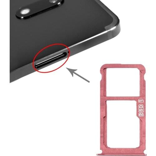 SIM Card Tray + SIM Card Tray / Micro SD Card Tray for Nokia 7 Plus TA-1062