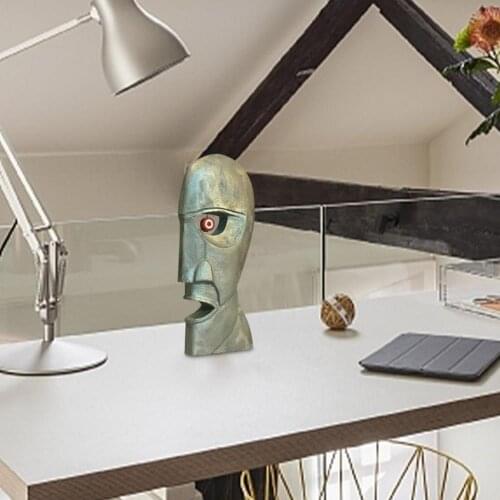 Fridge Magnet The Division Bell Metal Heads Resin Crafts High-quality Statues Exclusive Sculptures Suitable For Home Or Garden