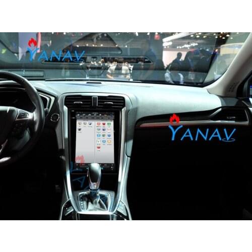 Tesla style Vertical screen tape recorder for-ford-Mondeo 2013-2017 Android Car GPS Navigation Head Unit radio Player DVD player