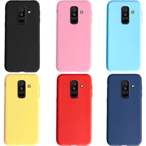 Soft Case For Samsung Galaxy A6 Plus 2018 Case Samsung A6 2018 A600 A600F Candy Cover For Samsung A6 Plus 2018 A605 A605F Fundas