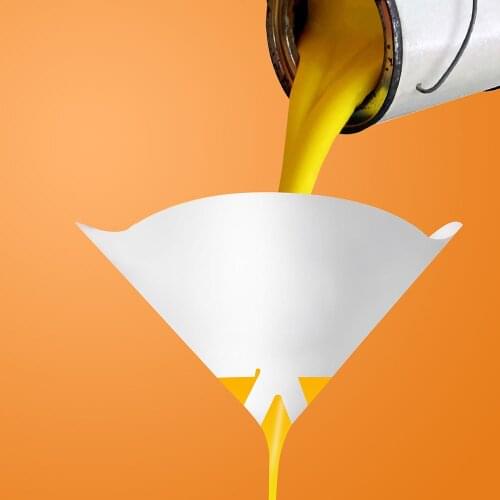 NICEYARD 10pcs Paper Paint Strainers Conical Mesh Filter Industrial Coating Filtration Car Paint Part Paint Funnel Tool