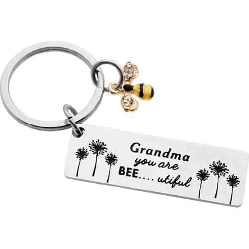 Oeinin 2021 News Personality KeyChain Charm Key Chain Bags Lovers Vintage Key Ring Stainless Steel Pendant Llaveros Para Mujer