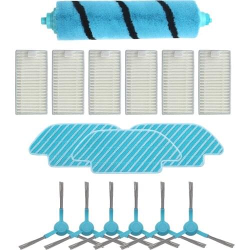 Roller Brush Side Brush for Cecotec Conga 4090 Vacuum Cleaner Conga 4090 HEPA Filter Cleaning MOP