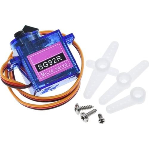 SG92R 2.5KG Micro 9g Servo Nylon Carbon fiber Gears Replace SG90 For RC Model Aeromodelling Helicopter Parts