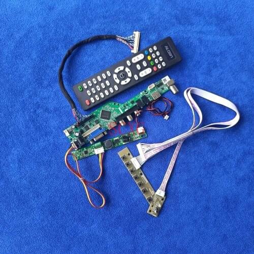 HDMI-compatible USB AV VGA Analog KIT For M240HW01/M240HW02/M240Q004/M240Q005 1920*1080 LED 30 Pin LVDS Screen controller board