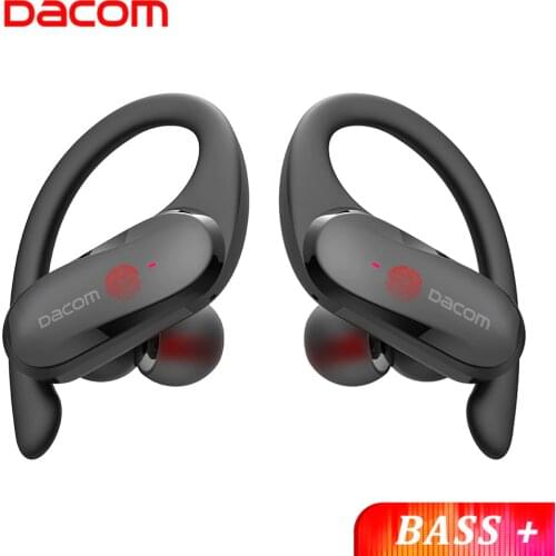 DACOM G05 TWS Bluetooth Earbuds Bass True Wireless Stereo Headphons Sports Headset Ear Hook Running Headphone for iPhone Xiaomi