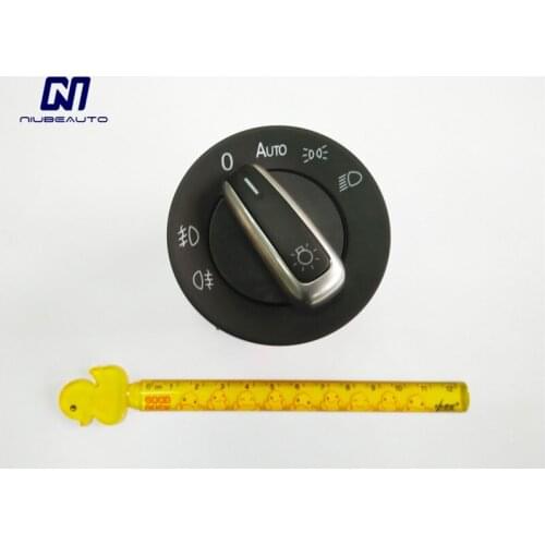 OE Quality Chrome Auto Headlight Switch Fog Lamp Switch for VW Jetta Golf MK5 MK6 Tiguan Passat B6 5ND 941 431 B / 5ND941431B