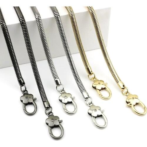 Bag Chain Hardware Accessories 6.5mm Snake Replacement Shoulder Crossbody Bag Chain Strap Women Handbag Accessories 120cm