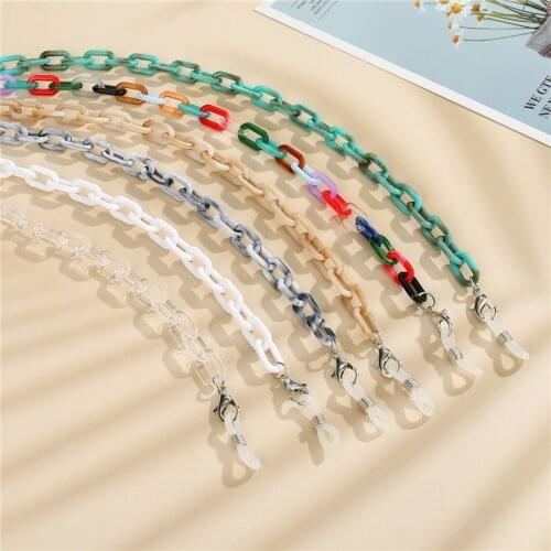 1Pcs Colored Mask Lanyards Glasses Chain For Women Men New Bohemian Chain Eyeglass Lanyard Neck Straps Anti Lost Jewelry YJL2