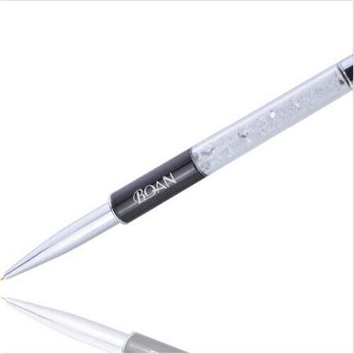 1PC BQAN 7/9/11mm Nail Brush Nylon Hair Pen Manicure Nail Liner Tool Crystal Acrylic Nail Art Brushes UV Gel Painting Line Brush