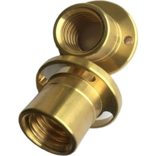 2PC Bridgeport Milling Machine X Axis Screw Copper Sleeve Nut Vertical Mill CNC Milling Machine Lathe Machine