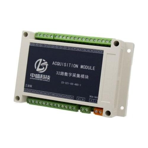 32-channel digital input detection module control board RS485MODBUSRTU protocol serial isolation industrial grade