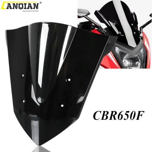 Motorcycle Accessories Windshield Wind Deflector Visor WindScreen Protector For HONDA CBR650F CBR 650F 650 F 2014 2015 2016 2017