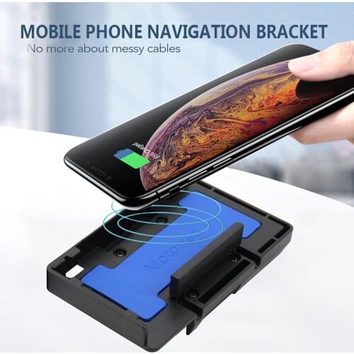 Wireless charger Fast charge For BMW R1200GS R1250GS ADV S1000XR F850GS F750GS F650GS F700GS Mobile Phone Navigation Bracket