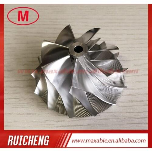 GTX3071 XX8849-254.06/71.40mm 7+7 blades high performance turbo milling/aluminum 2618 /billet compressor wheel for 803712-0001
