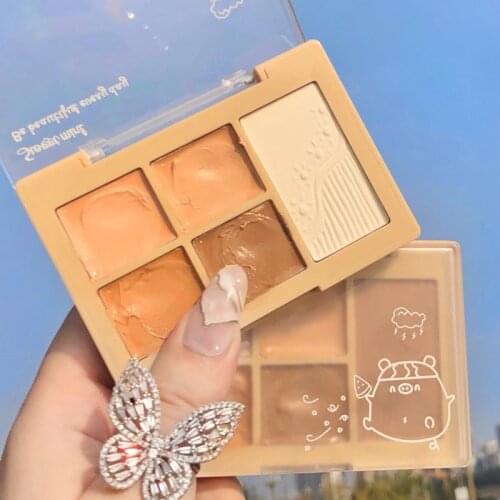 Highlighter Palette Facial Contouring Palette Facial Makeup All-in-one Palette Concealer Face Bronzer Contour Palette